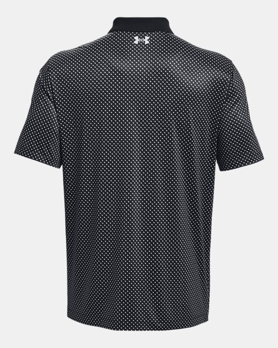 Men's UA Matchplay Printed Polo in Black image number 5